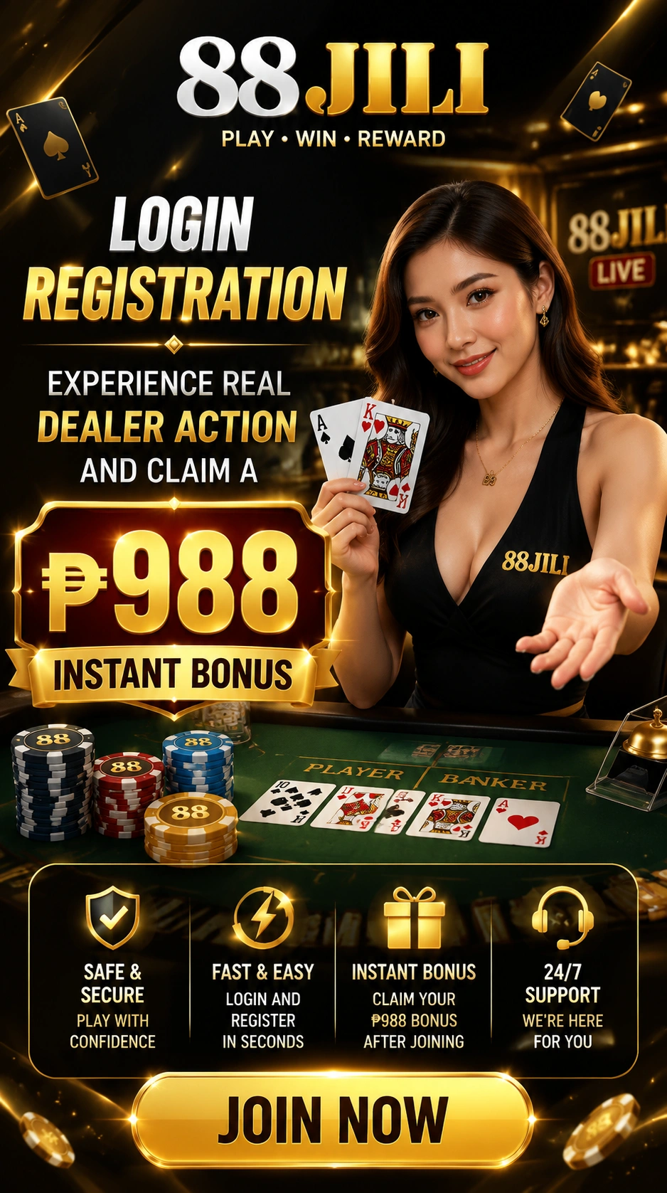 Mobile live casino lobby showing readable table cards and dealer rooms